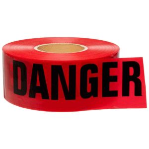 Danger Red Warning Tape 500m