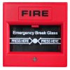 Emergency Break Glass Broken Button 2-wire Manual Call Point Fire Alarm System