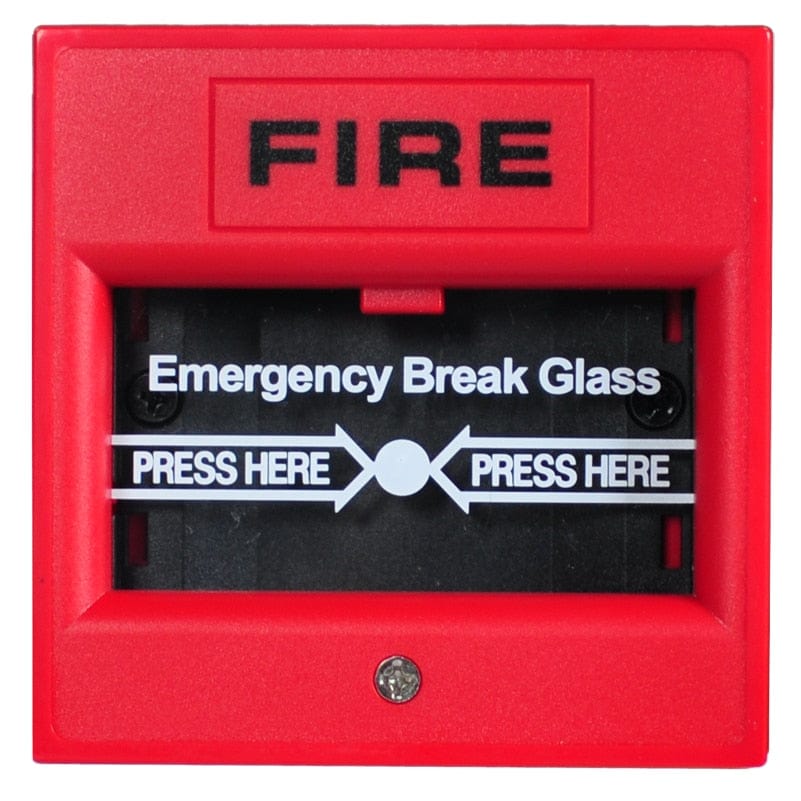 Emergency Break Glass Broken Button 2-wire Manual Call Point Fire Alarm System
