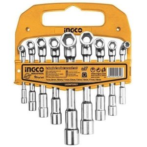 
                Ingco 9 Pieces L-Angled Socket Wrench Set - LASWT0901

                
              