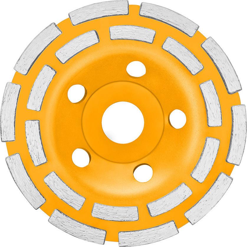 Ingco Double Row Cup Grinding Wheel 115mm - CGW021151