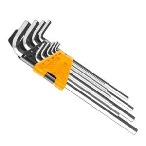 
                Ingco Extra Long Arm 9 Pieces Hex Key Set - HHK11092

                
              