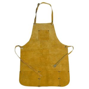 Invicto Yellow Suede Cowhide Leather Welding Apron