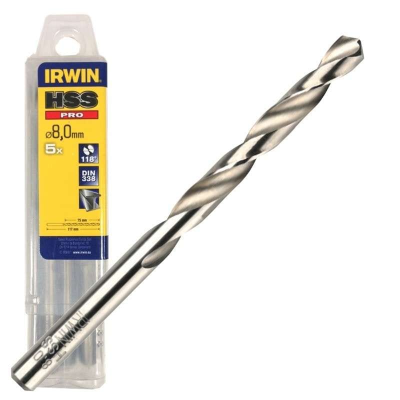 
                Irwin 5 Pieces HSS Drill Bit 9.5mm

                
              