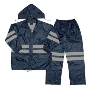 
                Navy Blue Rain Suit With Reflector

                
              