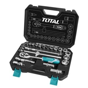 
                Total 25 Pieces 1/2" Socket Set - THT121251

                
              