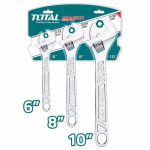 
                Total 3 Pieces Adjustable Wrench - THTK1013

                
              