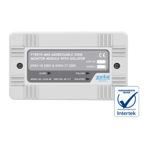 
                Zeta Fyreye MKII Addressable Zone Monitoring Unit with S/C Isolator - ZAZM-MI

                
              