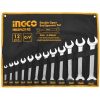 Ingco 12-Piece Double Open End Spanner Set - HKSPA2142