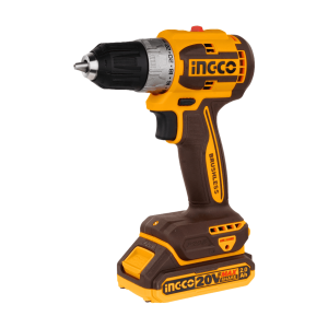 
                Ingco 20V Lithium-Ion Cordless Drill With 2 Pieces 2.0Ah Battery & Charger- CDLI20453

                
              
