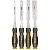 Ingco 4-Piece Wood Chisel Set with CR-V Blade - HKTWC0401