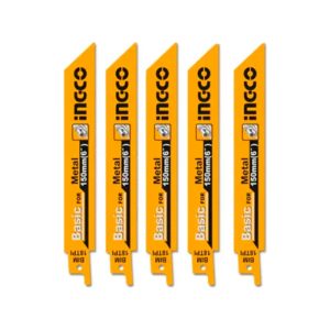 
                Ingco 5 Pieces Reciprocating Saw Blade For Metal Set - RSB922EF

                
              