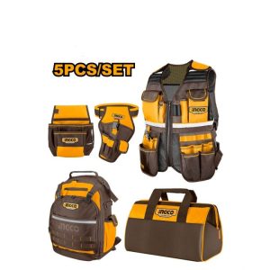 
                Ingco 5 Pieces Tool Bag Set - COS23090

                
              