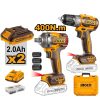 Ingco Lithium-Ion Cordless Drill & Impact Wrench - CKLI20271