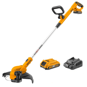 
                Ingco Lithium-Ion Cordless Grass Trimmer with 20V 2.0Ah battery & Charger - CGTLI203285

                
              