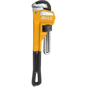 
                Ingco Pipe Wrench with Drop-Forged Carbon Steel Jaws - 8" to 48"

                
              