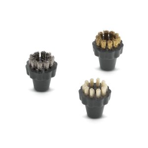 
                Karcher 3 Pieces Round Brush Set - Stainless steel, Brass, and Pekalon

                
              