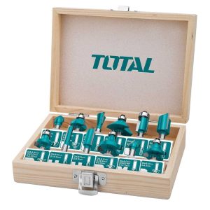 
                Total 12 Pieces Router Bits 8mm - TACSR1121

                
              