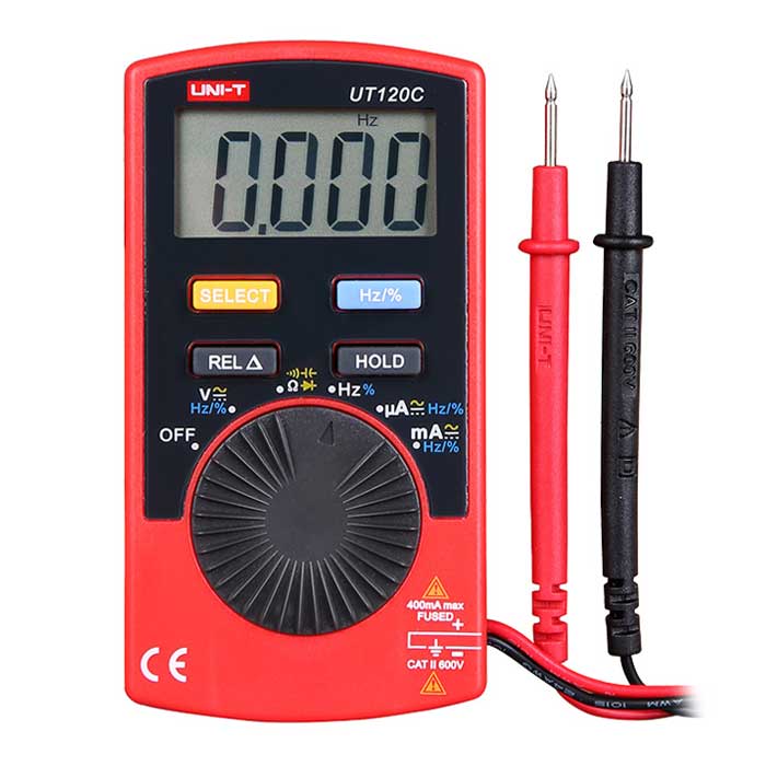Uni-T Portable Digital Multimeter 4000 Counts 600V - UT 120C