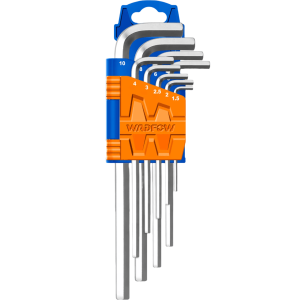 
                Wadfow 9 Pieces Hex Key Set - WHK1291

                
              