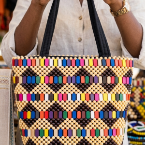 Artisan-crafted tote handbag