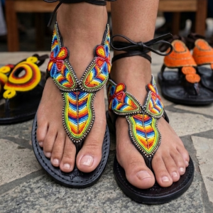 Handcrafted Beaded Maasai Gladiator