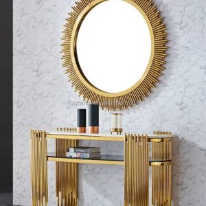 Stainless Steel Modern Console Table