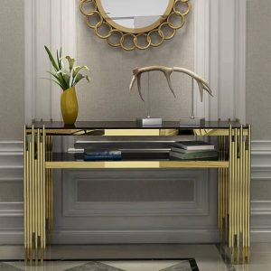 Stainless Steel Modern Console Table