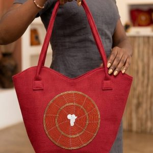Artisanal Luxury: Sankofa Collection Jute Tote