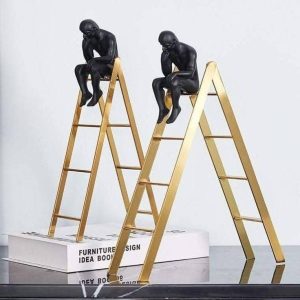 The thinker abstract sculpture