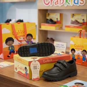 Crabkids | Classic Leather Double-Strap School Shoes