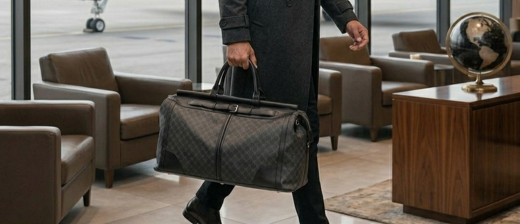 Premium Monogram Travel Duffle Bag - Image 3