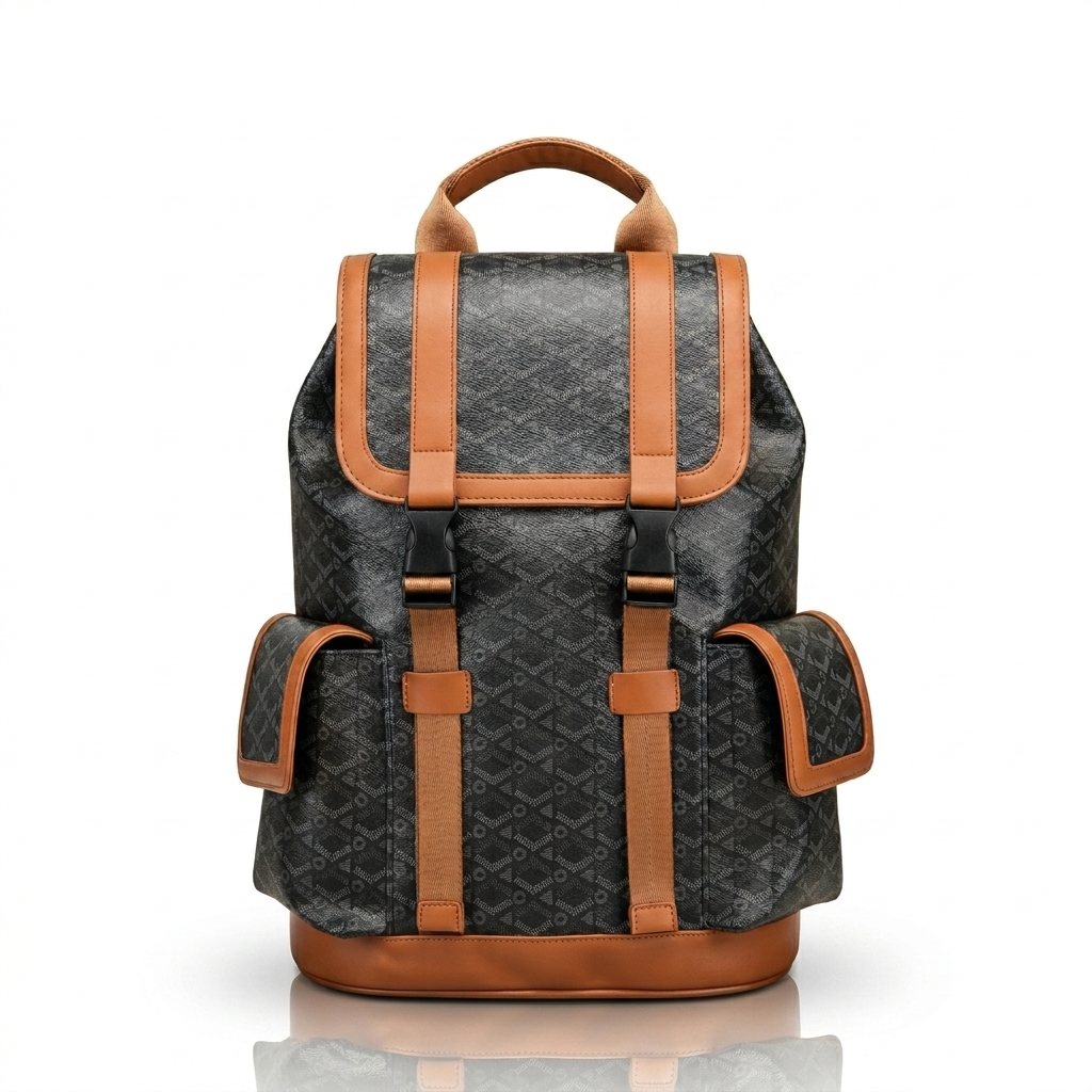 Luxurious Monogram Canvas Heritage Backpack