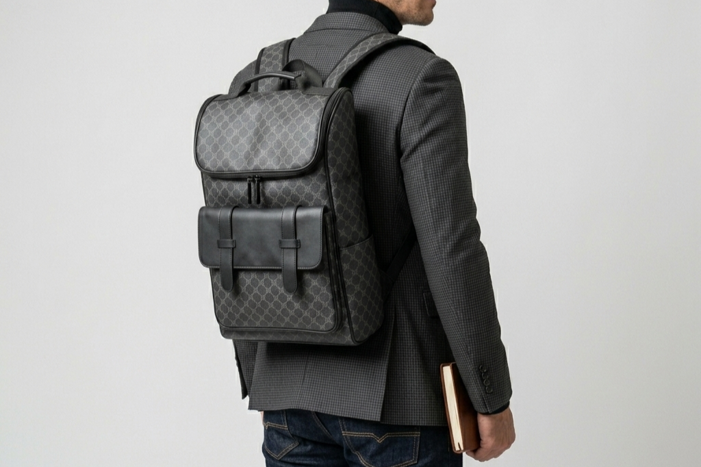 Premium Monogram Executive Backpack - Image 4