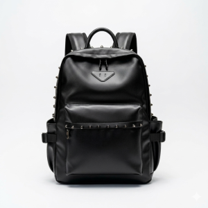 Premium Spiked Urban Leather Backpack