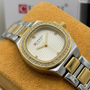 Curren Blanche | Women’s Elegant Two-Tone Crystal Watch