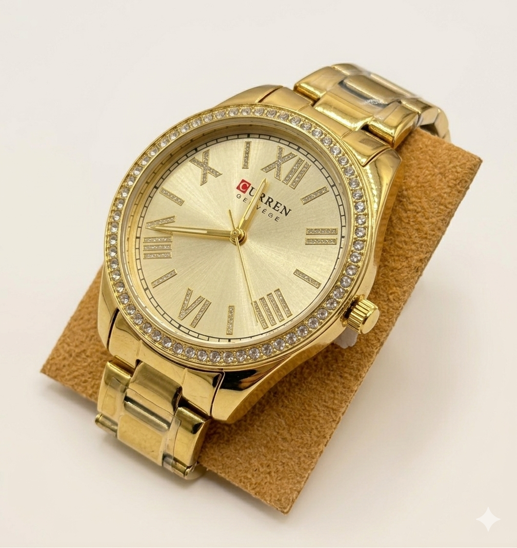 CURREN Blanche Gold-Tone Women's Watch - Image 3
