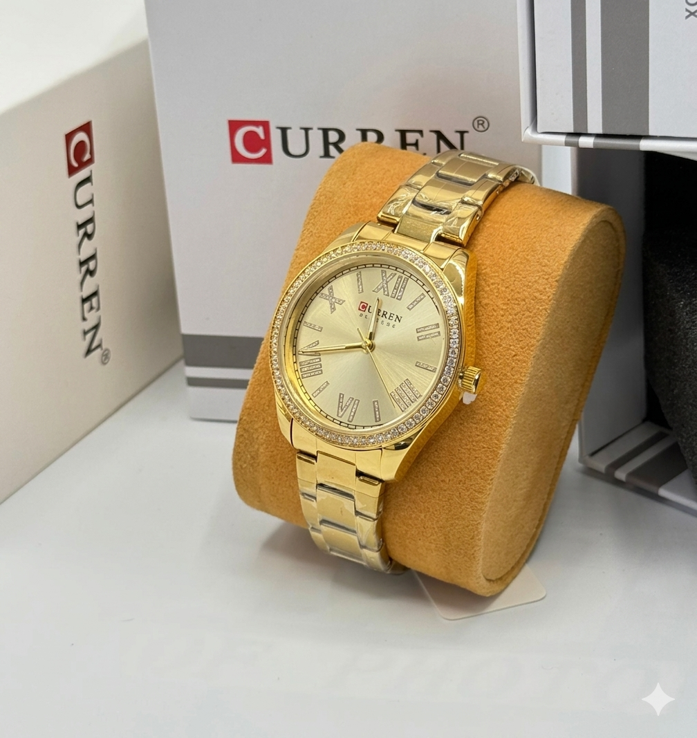 CURREN Blanche Gold-Tone Women's Watch - Image 4