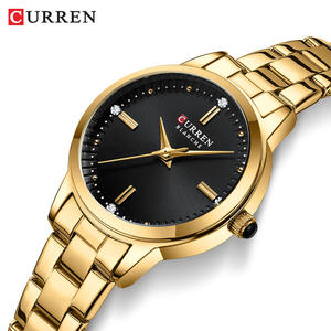 Sleek, polished gold-tone stainless steel women's watch - Image 2