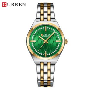 Curren Blanche Luxury Emerald Dial Women’s Watch
