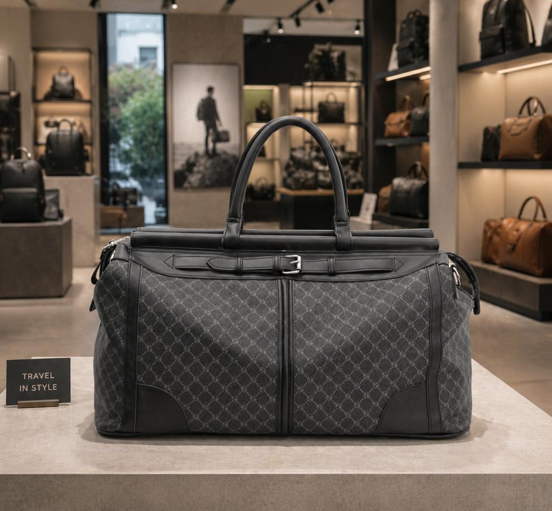 Premium Monogram Travel Duffle Bag