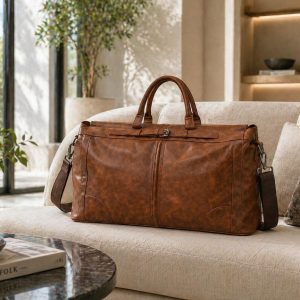 ​Premium Monogram Travel Duffle Bag"Brown"