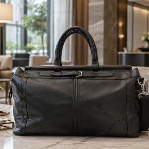 ​Premium Monogram Travel Duffle Bag"Black"