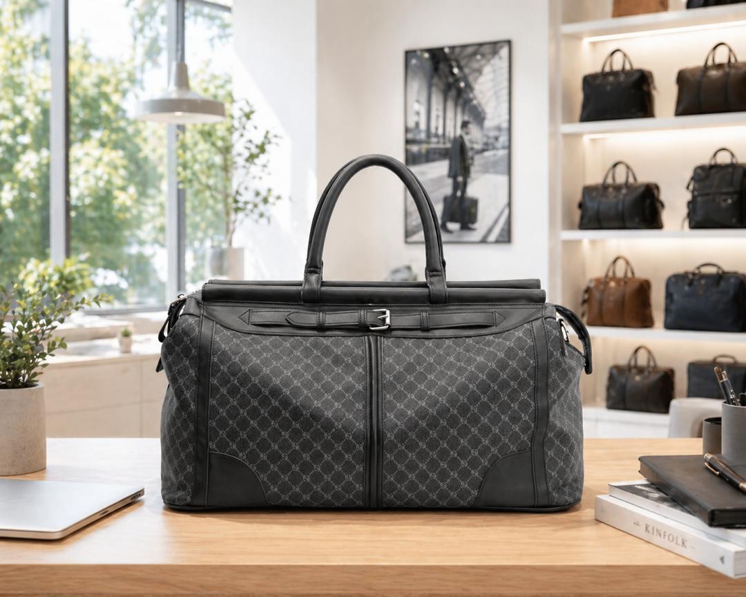 Premium Monogram Travel Duffle Bag - Image 2