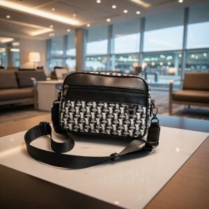 Versatile crossbody bag blends