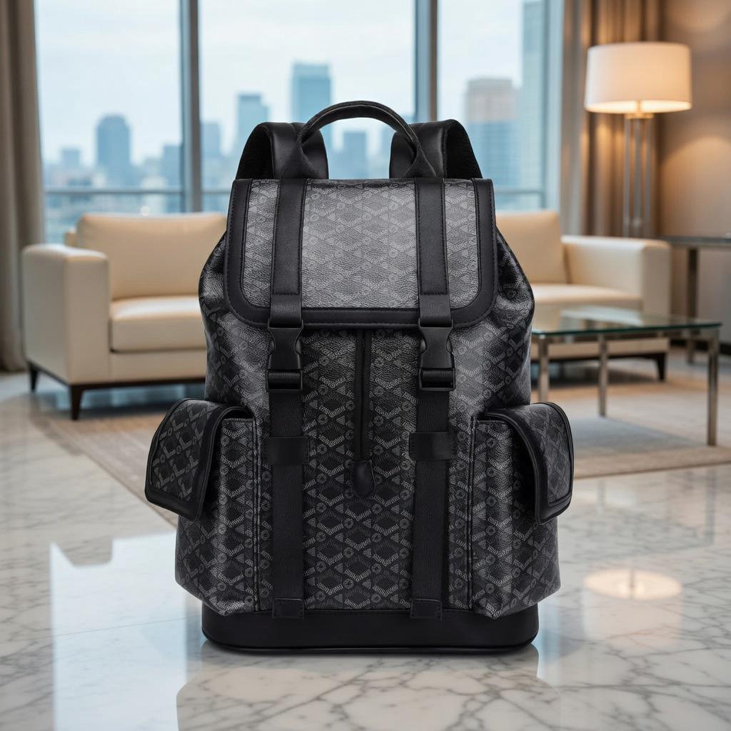 Premium Monogram Utility Backpack - Image 2