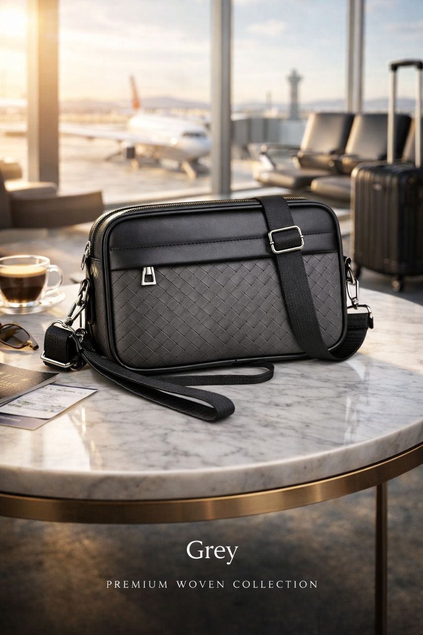 Woven crossbody bag - Image 4
