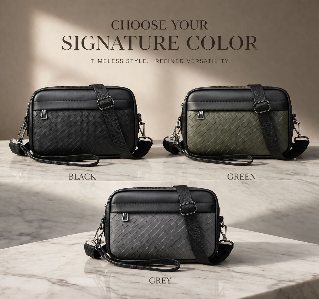 Woven crossbody bag - Image 5