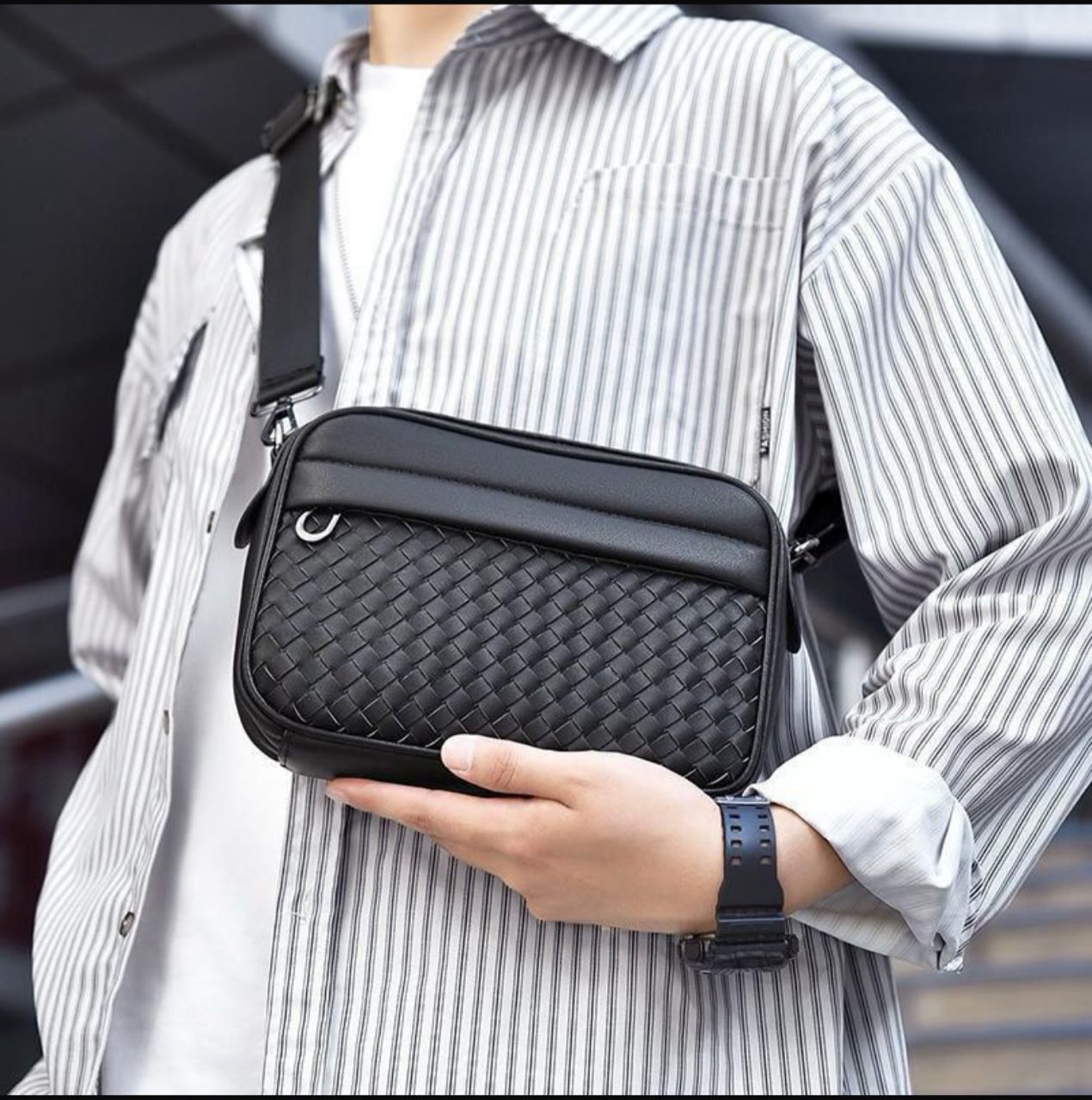 Woven crossbody bag - Image 7
